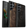 The Yin Yang Paisley Classic Engraved Wood & TPU Case Samsung Galaxy Artisanal Case View