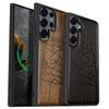 Bare Tree Classic Engraved Wood & TPU Case Samsung Galaxy Artisanal Case View