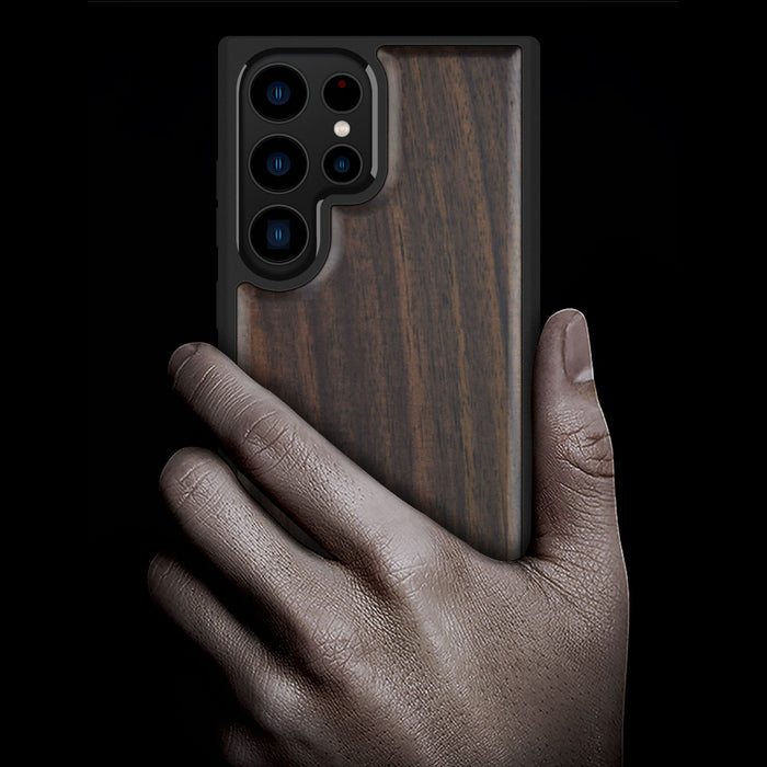 Classic Wood & TPU Case - Artisanal Cover for Samsung Galaxy