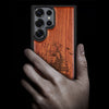 Sailboat Calm Classic Engraved Wood & TPU Case Samsung Galaxy Artisanal Case View