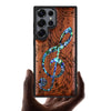 The Grand Clef and Musical Notes. Hand-Inlaid Wood & Mother of Pearl Case Samsung Galaxy Artisanal Case View
