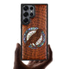 The Haloed Crow Hand-Inlaid Wood & Mother of Pearl Case Samsung Galaxy Artisanal Case View