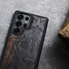 Zentangle Lion Classic Engraved Wood & TPU Case Samsung Galaxy Artisanal Case View