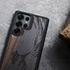 Wave Reimagined Classic Engraved Wood & TPU Case Samsung Galaxy Artisanal Case View