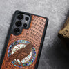 The Haloed Crow Hand-Inlaid Wood & Mother of Pearl Case Samsung Galaxy Artisanal Case View