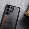 Sailboat Calm Classic Engraved Wood & TPU Case Samsung Galaxy Artisanal Case View