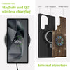 The Shield of Dragons and Awe Hand-Inlaid Wood & Mother of Pearl Case Samsung Galaxy Artisanal Case View