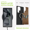 The Death Moth and Octagonal Star Hand-Inlaid Wood & Mother of Pearl Case Samsung Galaxy Artisanal Case View