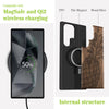 The Pineapple Fruit Design Classic Engraved Wood & TPU Case Samsung Galaxy Artisanal Case View