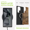 The Lake and Mountain Landscape Classic Engraved Wood & TPU Case Samsung Galaxy Artisanal Case View