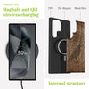 The Haloed Crow Classic Engraved Wood & TPU Case Samsung Galaxy Artisanal Case View