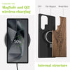 Viking Compass Classic Engraved Wood & TPU Case Samsung Galaxy Artisanal Case View