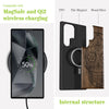 Fiesta Skull Classic Engraved Wood & TPU Case Samsung Galaxy Artisanal Case View