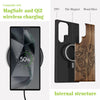 Bodybuilding Octopus Illustration Classic Engraved Wood & TPU Case Samsung Galaxy Artisanal Case View