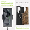 Music Notes Classic Engraved Wood & TPU Case Samsung Galaxy Artisanal Case View