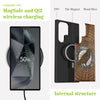 The Haloed Crow Hand-Inlaid Wood & Mother of Pearl Case Samsung Galaxy Artisanal Case View