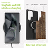 Ornate Hamsa Design Classic Engraved Wood & TPU Case Samsung Galaxy Artisanal Case View