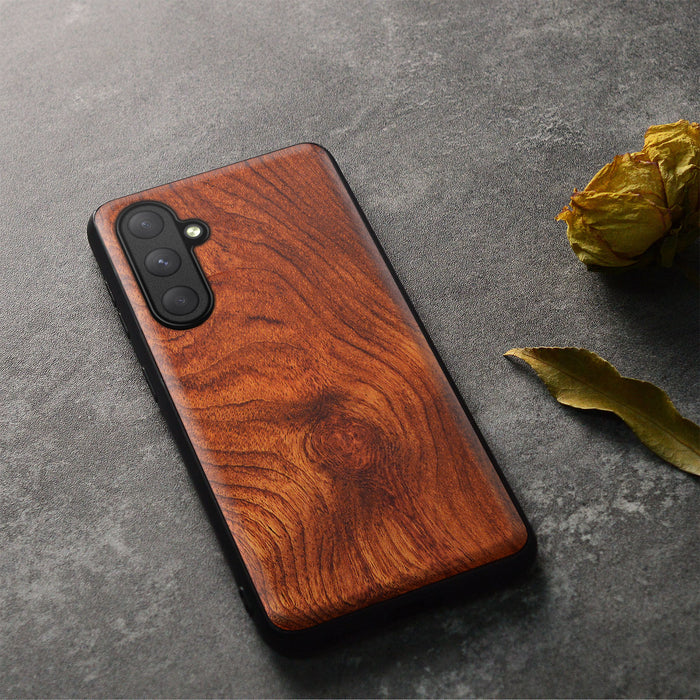 Classic Wood & TPU Case - Artisanal Cover for Samsung Galaxy