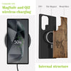 Wave Reimagined Classic Engraved Wood & TPU Case Samsung Galaxy Artisanal Case View