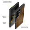 Patriot Flag Classic Engraved Wood & TPU Case Samsung Galaxy Artisanal Case View