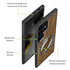 The Haloed Crow Hand-Inlaid Wood & Mother of Pearl Case Samsung Galaxy Artisanal Case View