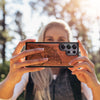 Polynesian Manta Rays Classic Engraved Wood & TPU Case Samsung Galaxy Artisanal Case View