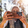 Line Tree Classic Engraved Wood & TPU Case Samsung Galaxy Artisanal Case View