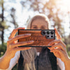 Bare Tree Classic Engraved Wood & TPU Case Samsung Galaxy Artisanal Case View