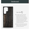 The Chrysanthemum and the Songbird Classic Engraved Wood & TPU Case Samsung Galaxy Artisanal Case View