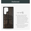 Celtic Roots Classic Engraved Wood & TPU Case Samsung Galaxy Artisanal Case View