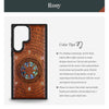 The Shield of Dragons and Awe Hand-Inlaid Wood & Mother of Pearl Case Samsung Galaxy Artisanal Case View