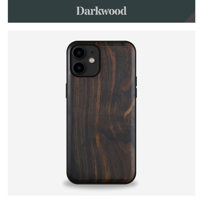 Classic Wood & TPU Case - Artisanal Cover for Apple iPhone