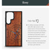 The Incomplete Compass Hand-Inlaid Wood & Mother of Pearl Case Samsung Galaxy Artisanal Case View