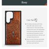 The Line Art Tree of Life Hand-Inlaid Wood & Mother of Pearl Case Samsung Galaxy Artisanal Case View