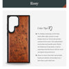Physical World Map with Antique Travel Ship Classic Engraved Wood & TPU Case Samsung Galaxy Artisanal Case View