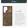 Lace Mandala Classic Engraved Wood & TPU Case Samsung Galaxy Artisanal Case View