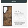 The Lake and Mountain Landscape Classic Engraved Wood & TPU Case Samsung Galaxy Artisanal Case View
