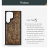 Zentangle Lion Classic Engraved Wood & TPU Case Samsung Galaxy Artisanal Case View