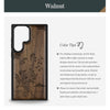 Ethereal Blossoms Classic Engraved Wood & TPU Case Samsung Galaxy Artisanal Case View