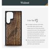 The Haloed Crow Classic Engraved Wood & TPU Case Samsung Galaxy Artisanal Case View